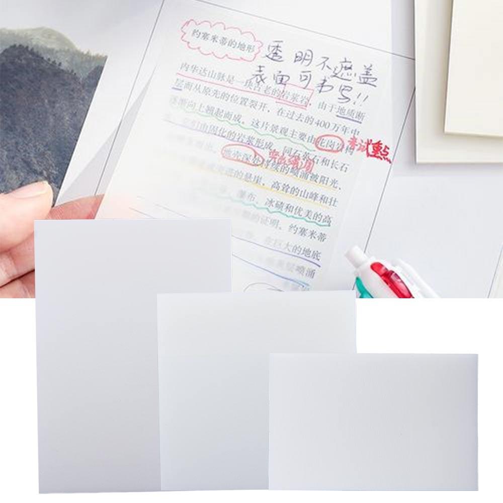 Pet Supplies List - オフィス・学校用品 自己粘着ステーショナリーステッカー プランナーステッカー 透明付箋 PETメモパッド デイリートゥードゥリスト