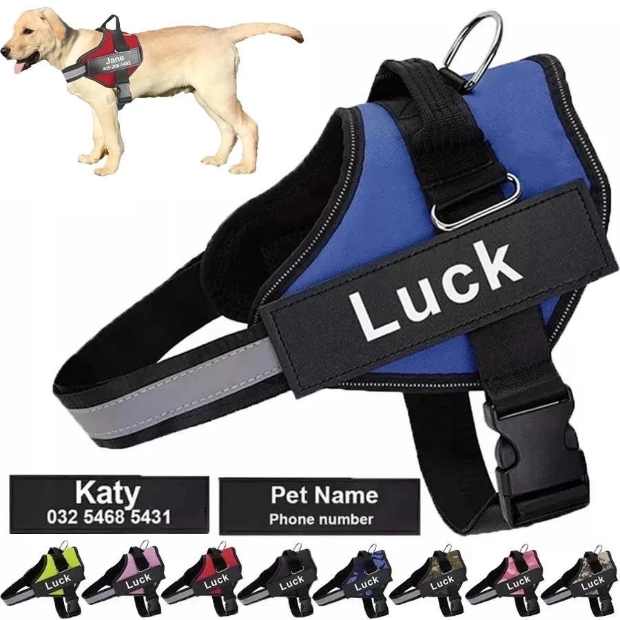ドロップシッピング犬ハーネスベスト ID パッチカスタマイズ - No Pull Dog Harness のレビューと価格