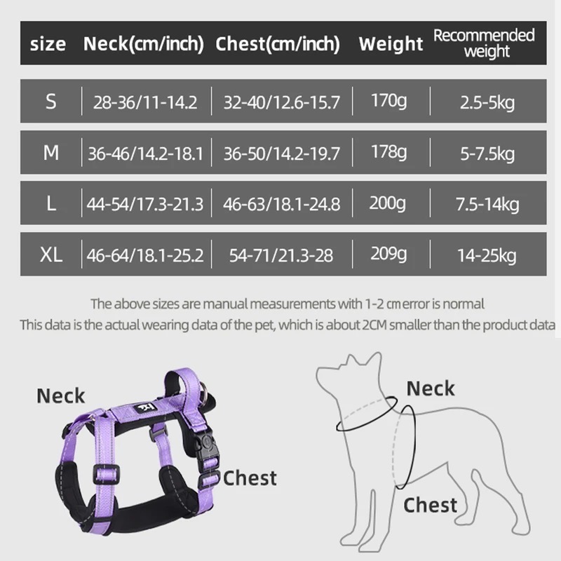 新しいペット犬ハーネスノープル犬パッド入りベスト調節可能な反 - No Pull Dog Harness のレビューと価格