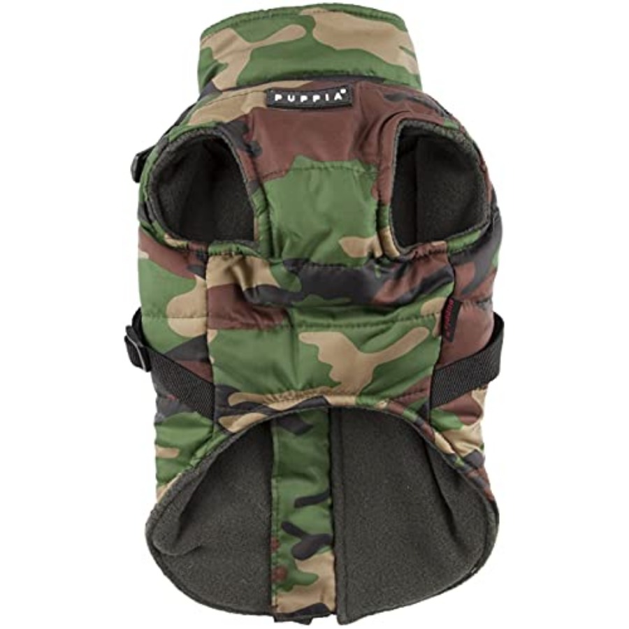 登山用冬用犬用コート、一体型ハーネス付き、引っ張り防止、寒い - No Pull Dog Harness のレビューと価格