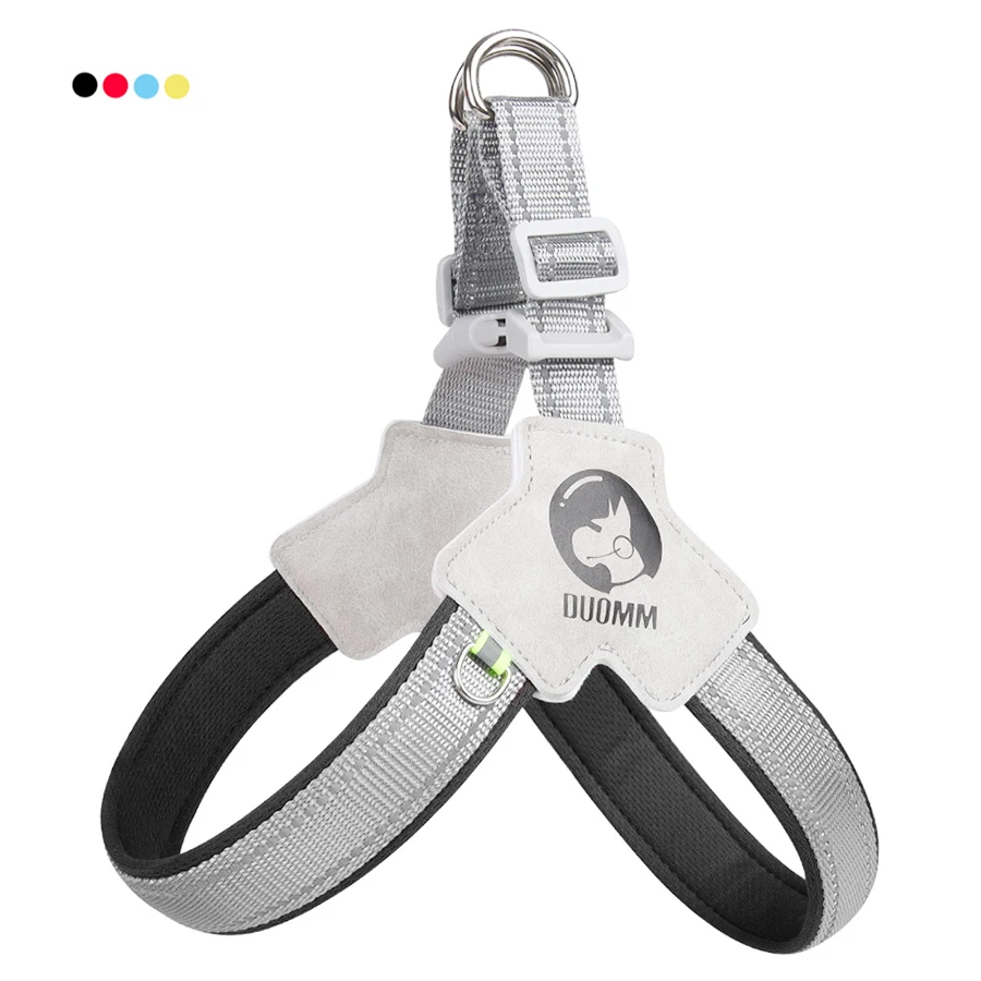 ペット犬ハーネス プルなし生地 通気性と反射性 ソフトチェス - No Pull Dog Harness のレビューと価格